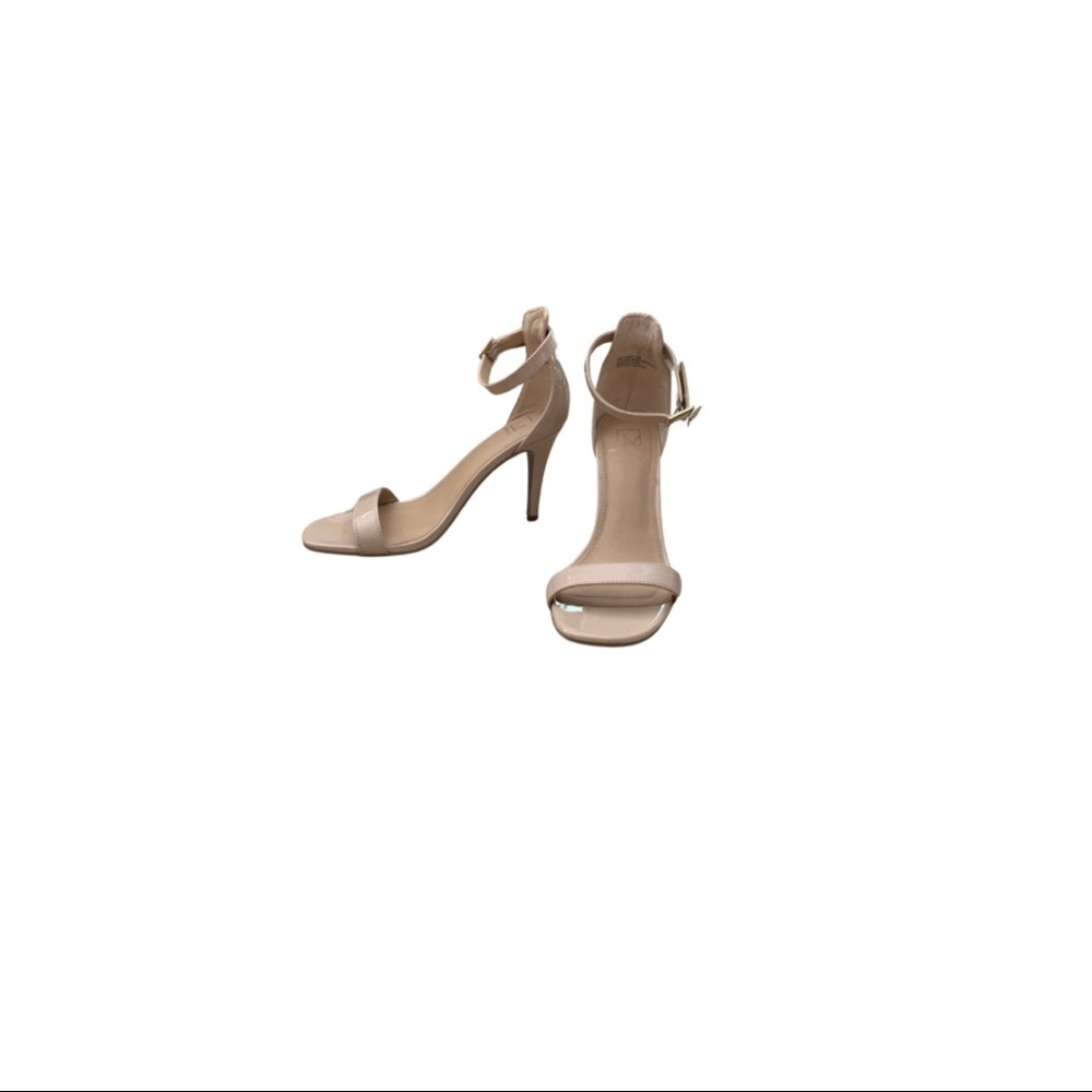 Material Girl Strappy Sandal Heels Nude color size 7.5​
